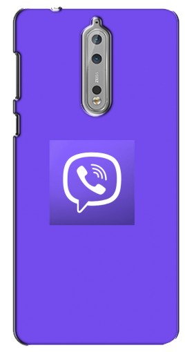 Чехол с печатью «Лого Viber»  для Nokia 8