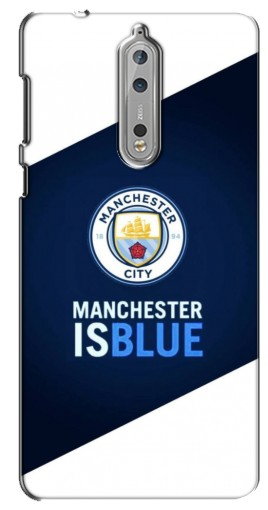 Чехол с печатью «Manchester is Blue»  для Nokia 8