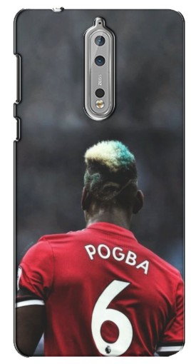 Силиконовый чехол с изображением «Pogba 6» для Nokia 8