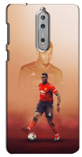 Силиконовый чехол с изображением «Pogba с Манчестера» для Nokia 8