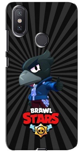 Чехол с печатью «Crow Brawl Stars»  для Xiaomi Mi A2 Lite