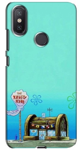 Силиконовый чехол с изображением «Krusty Krab» для Xiaomi Mi A2 Lite