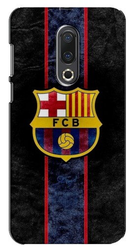 Силиконовый чехол с изображением «FCB» для Meizu 16th