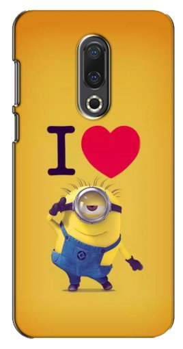 Чехол с принтом «I Love Minion» для Meizu 16th