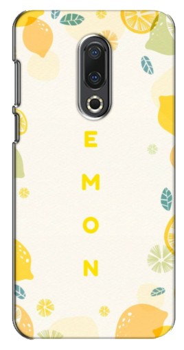 Силиконовый чехол с изображением «Lemon» для Meizu 16th