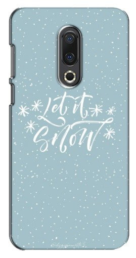 Чехол с принтом «Let it Snow» для Meizu 16th