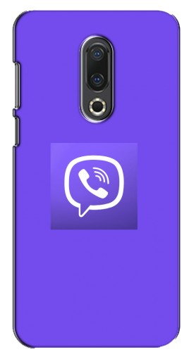 Чехол с картинкой «Лого Viber» для Meizu 16th