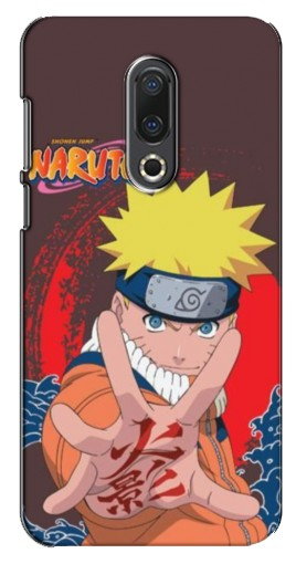 Силиконовый чехол с изображением «Naruto атакует» для Meizu 16th