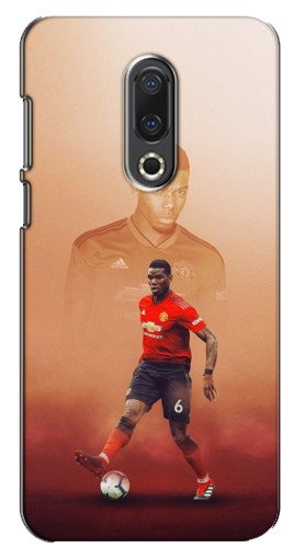 Силиконовый чехол с изображением «Pogba с Манчестера» для Meizu 16th