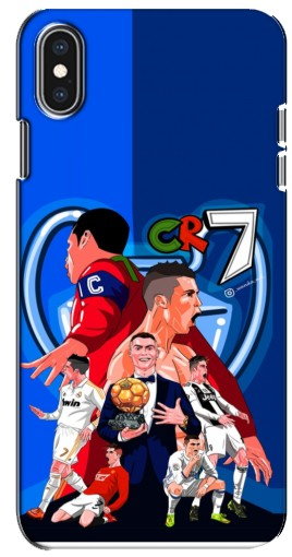 Чехол с печатью «CR7»  для iPhone Xs