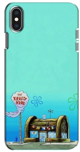 Чехол с картинкой «Krusty Krab» для iPhone Xs