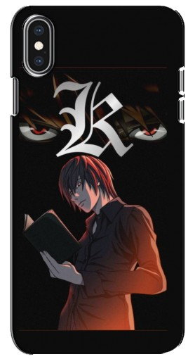 Силиконовый чехол с изображением «Лайт Ягами Death Note» для iPhone Xs