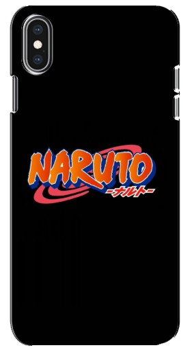 Чехол с принтом «Надпись Naruto» для iPhone Xs