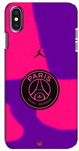 Чехол с принтом «Яркий лого PSG» для iPhone Xs