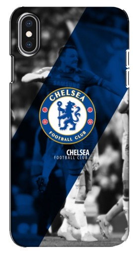 Силиконовый чехол с изображением «Club Chelsea» для iPhone Xs Max