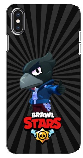 Чехол с картинкой «Crow Brawl Stars» для iPhone Xs Max