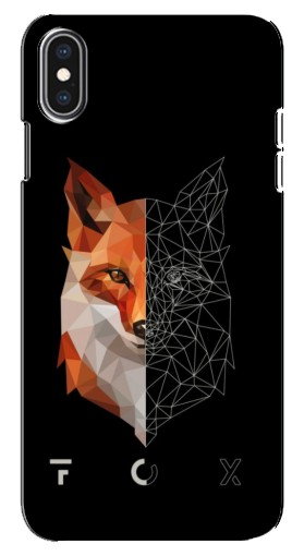 Силиконовый чехол с изображением «Fox» для iPhone Xs Max