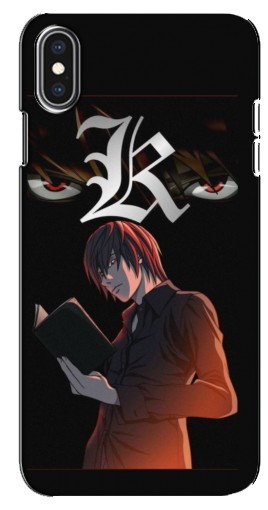 Силиконовый чехол с изображением «Лайт Ягами Death Note» для iPhone Xs Max