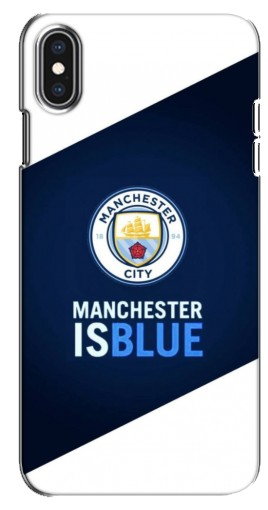 Чехол с печатью «Manchester is Blue»  для iPhone Xs Max