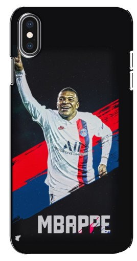 Силиконовый чехол с изображением «Mbappe в ПСЖ» для iPhone Xs Max