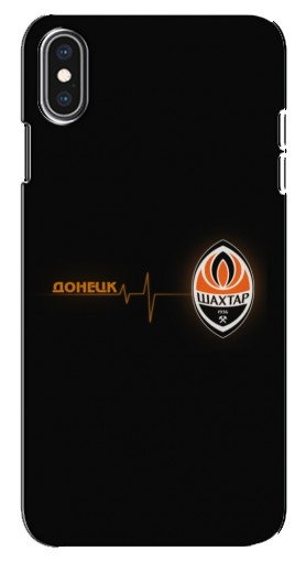 Силиконовый чехол с изображением «Шахтер в сердце» для iPhone Xs Max