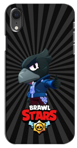 Чехол с печатью «Crow Brawl Stars»  для iPhone Xr