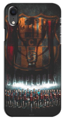 Чехол с печатью «FCB Campeones»  для iPhone Xr