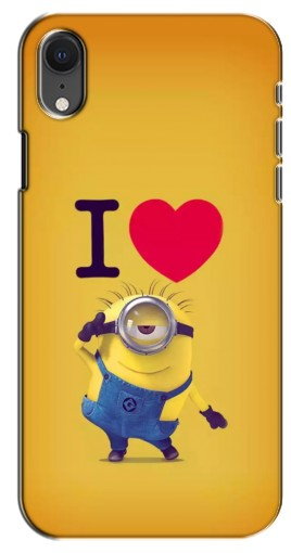 Силиконовый чехол с изображением «I Love Minion» для iPhone Xr