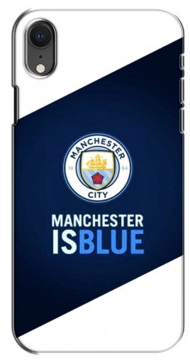 Чехол с картинкой «Manchester is Blue» для iPhone Xr