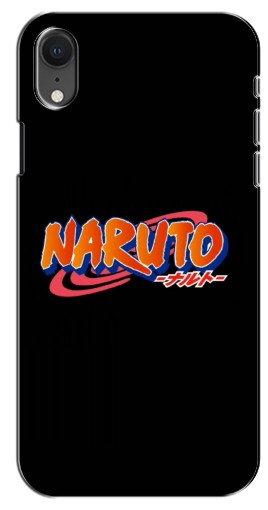 Чехол с картинкой «Надпись Naruto» для iPhone Xr