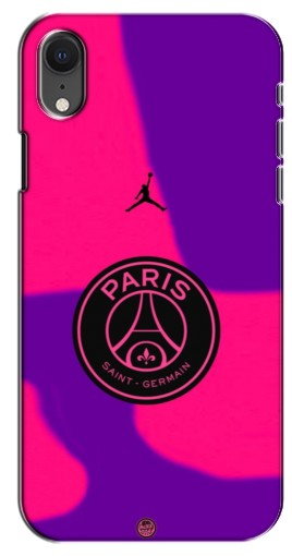 Чехол с печатью «Яркий лого PSG»  для iPhone Xr