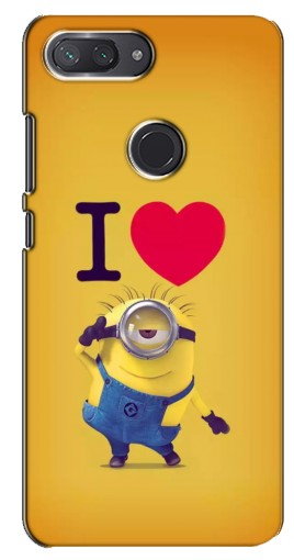 Чехол с печатью «I Love Minion»  для Xiaomi Mi 8 Lite