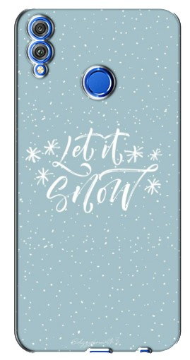 Чехол с печатью «Let it Snow»  для Huawei Honor 8X