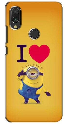 Чехол с картинкой «I Love Minion» для Xiaomi Redmi 7