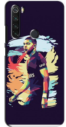 Силиконовый чехол с изображением «ART Mbappe» для Xiaomi Redmi Note 8