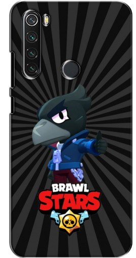 Чехол с печатью «Crow Brawl Stars»  для Xiaomi Redmi Note 8