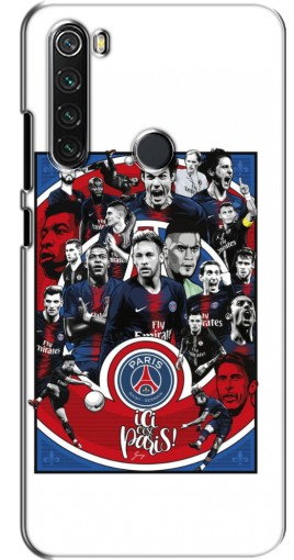 Чехол с картинкой «Команда PSG» для Xiaomi Redmi Note 8