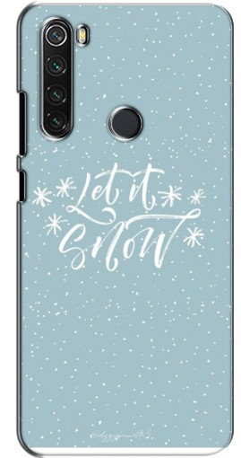 Чехол с принтом «Let it Snow» для Xiaomi Redmi Note 8