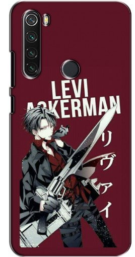 Чехол с картинкой «levi Ackerman» для Xiaomi Redmi Note 8