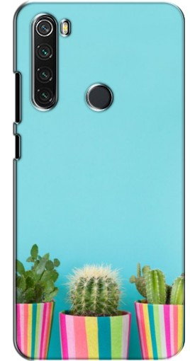 Чехол с картинкой «Маленькие кактусы» для Xiaomi Redmi Note 8