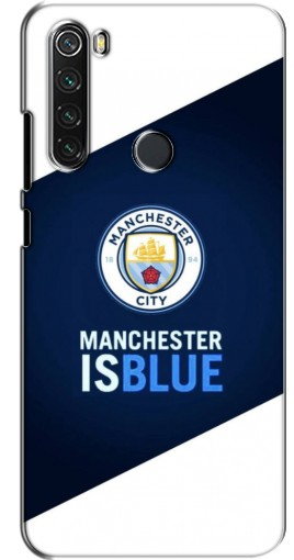 Чехол с печатью «Manchester is Blue»  для Xiaomi Redmi Note 8