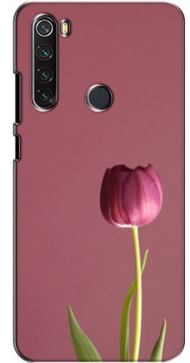 Силиконовый чехол с изображением «Розовый тюльпан» для Xiaomi Redmi Note 8