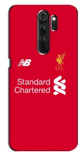 Чехол с картинкой «Форма Liverpool» для Xiaomi Redmi Note 8 Pro