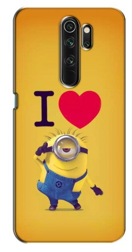 Силиконовый чехол с изображением «I Love Minion» для Xiaomi Redmi Note 8 Pro