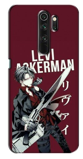 Чехол с картинкой «levi Ackerman» для Xiaomi Redmi Note 8 Pro