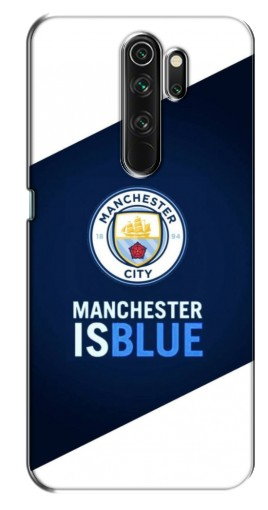 Чехол с печатью «Manchester is Blue»  для Xiaomi Redmi Note 8 Pro