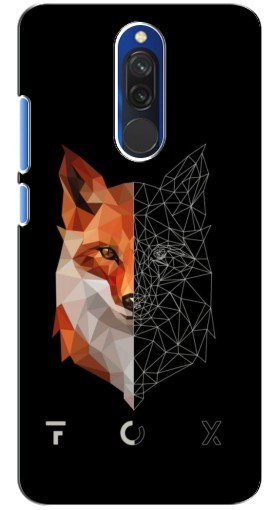 Чехол с печатью «Fox»  для Xiaomi Redmi 8