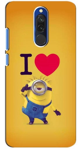 Чехол с принтом «I Love Minion» для Xiaomi Redmi 8