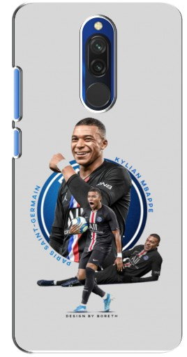 Силиконовый чехол с изображением «Kylian Mbappe» для Xiaomi Redmi 8