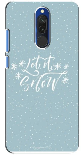 Силиконовый чехол с изображением «Let it Snow» для Xiaomi Redmi 8